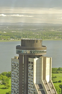 Images Dated 21st August 2007: North America, Canada, Quebec, Quebec City. View of the Loews Le Concorde Hotel s