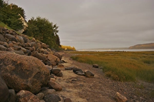 Images Dated 25th August 2007: North America, Canada, Quebec, Saguenay, Ville de Saguenay, La Baie. Early morning