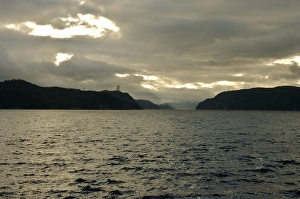 Images Dated 26th August 2007: North America, Canada, Quebec, Saguenay, L Anse de Roche (Rock Bay.) View of