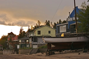 Images Dated 25th August 2007: North America, Canada, Quebec, Saguenay, Ville de Saguenay, La Baie. Early morning