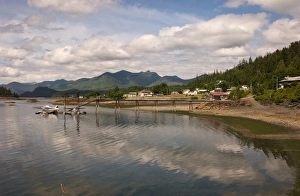 North America, Canada, Queen Charlotte Islands, Queen Charlotte City, houses