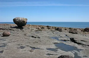 North America, Canada, Queen Charlotte Islands, North of Skidgate, Balance Rock