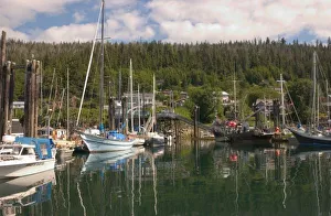 North America, Canada, Queen Charlotte Islands, Queen Charlotte City Harbor