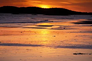 North America, Canada, Vancouver Island, Pacific Rim National Park, sunset