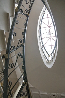 Images Dated 28th March 2015: North America, Latin America, Caribbean, Cuba, Trinidad. Spiral Staircase, Trinidad, Cuba