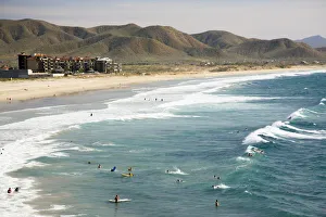 Todos Santos Prints: North America, Mexico, Baja California Sur, Todos Santos. Cerritos Beach