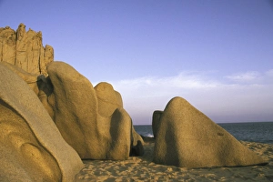 Michele Westmorland Prints: North America, Mexico, Cabo San Lucas. Beautiful boulders of Playa Solmar