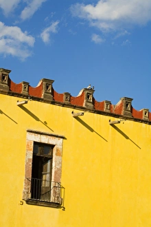 North America, Mexico, Guanajuato state, San Miguel de Allende. Facade, Plaza Civica