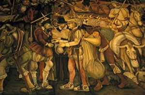 Images Dated 12th November 2009: North America, Mexico, Mexico City. Palacio National, Diego Rivera Mural