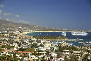 North America, Mexico, State of Baja California Sur, Cabo San Lucas. Overview of