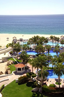 Images Dated 13th February 2007: North America, Mexico, State of Baja California Sur, Cabo San Lucas. Typical resort