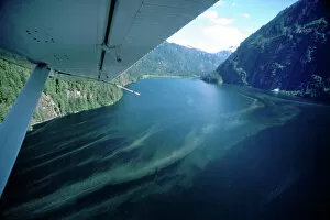 North America, United States, Alaska, Ketchikan. Flightseeing over the Misty Fjords