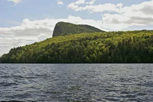 Images Dated 17th August 2006: North America, United States, Maine. A view of Mount Kineo from a boat on Moosehead Lake