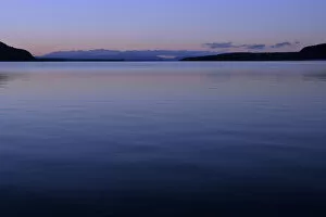 Images Dated 17th August 2006: North America, United States, Maine, Rockwood. Moosehead Lake at dawn, viewed