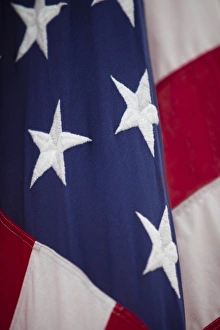 Images Dated 4th July 2011: North America, United States, Washington, Bellevue, American flag detail