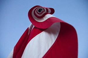 North America, United States, Washington, Bellevue, American flag in motion