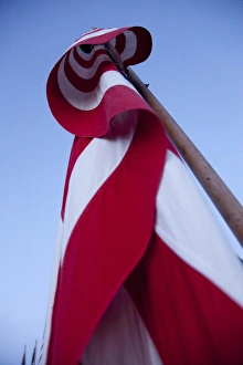 Images Dated 4th July 2011: North America, United States, Washington, Bellevue, American flag in motion