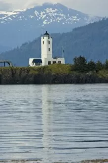 Images Dated 24th July 2005: North America, USA, AK, Inside Passage. Five Fingers Lighthouse