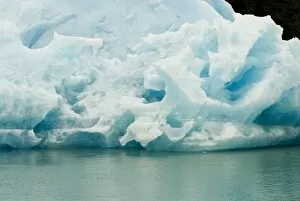Images Dated 25th July 2006: North America, USA, AK, Inside Passage. Glacial iceberg abstract sculpture