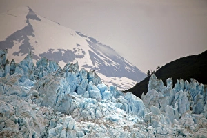 Active Prints: North America, USA, Alaska. Hubbard Glacier, an advancing tidewater glacier popular