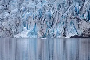 Images Dated 9th September 2010: North America; USA; Alaska; Ice Formations of the Shoup Glacire