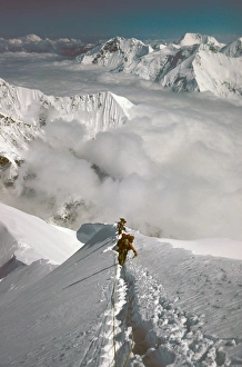 Climb Prints: North America, USA, Alaska, Mt. McKinley, mountaineers
