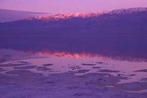 Images Dated 14th June 2005: North America, USA, Califorinia, Death Valley National Park, Panamint Range reflected