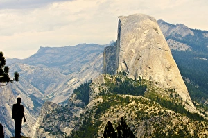 Images Dated 30th July 2014: North America, USA, California, Yosemite National Park, Half Dome, from Washburn Point