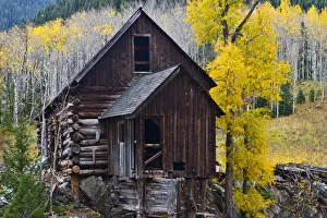 Images Dated 3rd October 2016: North America, USA, Colorado, Crystal, Scenic Historic Crystal Mill. Close-up