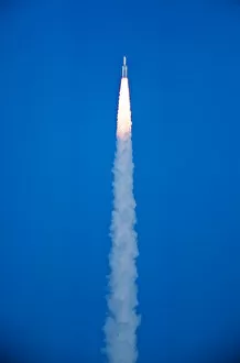 Images Dated 12th December 2006: North America, USA, Florida, Cape Canaveral. A rocket launch at the John F. Kennedy