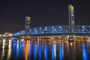 Images Dated 2nd March 2017: North America; USA; Florida; Jacksonville; The Main Street Bridge also known as