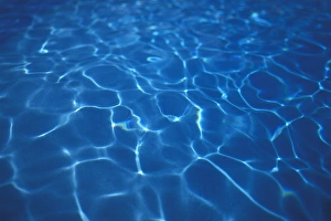 Kona Coast Prints: North America, USA, Hawaii, Kona Coast. Select focus view of swimming pool