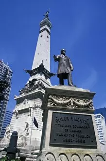 Images Dated 14th December 2007: North America, USA, Indiana, Indianapolis. Soldiers and sailors monument
