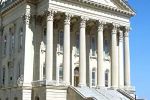 North America, USA, Kansas, Topeka. State capitol building
