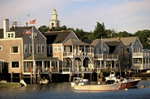 Images Dated 15th June 2011: North America, USA, Massachusettes, Nantucket Island, Nantucket Town. Old North Wharf