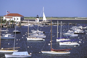 North America, USA, Massachusetts, Nantucket Island, Nantucket Town. Harbor view