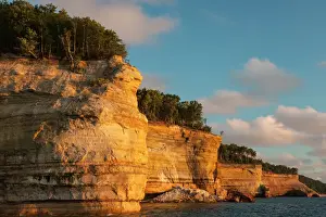Lake Superior Prints: North America, USA, Michigan, Pictured Rock National Lakeshore
