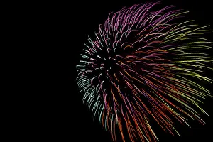 North America, USA, Minnesota, Mendota Heights, Fireworks, aerial displays