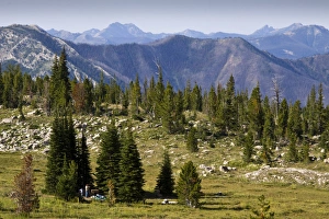 Images Dated 12th August 2009: North America, USA, Montana, Rocky Mountains, Bob Marshall Wilderness, Continental Divide