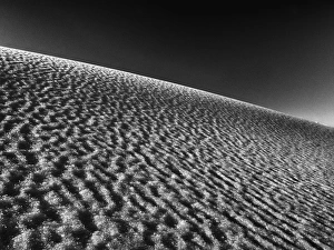 North America; USA; New Mexico, White Sands National Monument; Sand Dune Patterns