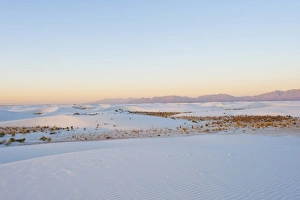 North America, USA, New Mexico, White Sands National Monument, Transverse Dunes