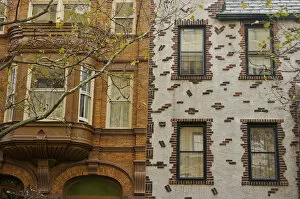 Images Dated 11th November 2006: North America, USA, New York, New York City, Brooklyn. Elaborate facades on townhouses