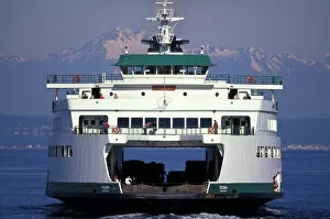 North America, USA, Seattle, Ellioitt Bay. Ferry Tacoma'