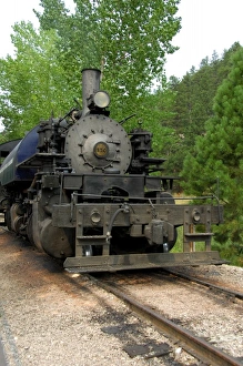 North America, USA, South Dakota, Keystone. 1880 Train, Black Hills Central Railroad