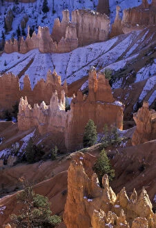 North America, USA, UT, Bryce Canyon NP Bryce Ampitheater, Hoodoos and Fins