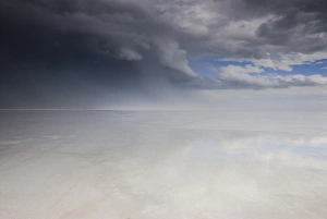 Flat Prints: North America, USA, Utah, Bonneville Salt Flats