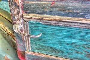 Images Dated 11th August 2012: North America; USA; Washington; Palouse Country; Door of Old Packard with rust and Fading