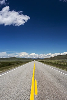 Away From It All Prints: North America; USDA; Idaho; Highway Leading to Beautiful Little City of Rocks