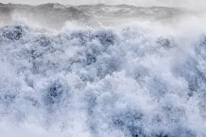 Images Dated 19th February 2015: North Atllantic coast near Vik y Myrdal during a winter storm with heavy gales. europe