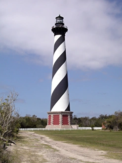 Tall Prints: North Carolina, Hatteras Island, Buxton Cape Hatteras Lighthouse, nation s
